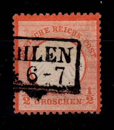Deutsches Reich 3 gestempelt mit Preußen L2 #DBZ20