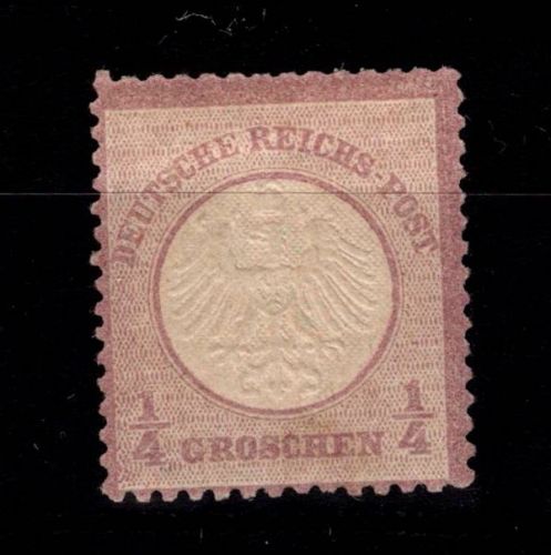 Deutsches Reich 1 mit Falz