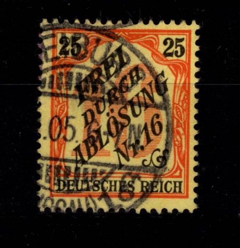 Deutsches Reich Dienstmarken 14 gestempelt #DBZ41