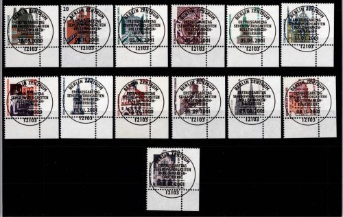 BRD Bund 2140-2241 gestempelt Sehenswürdigkeiten (Doppel Nom) vom Eckrand #DBZ80