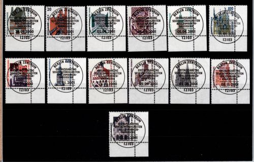 BRD Bund 2140-2241 gestempelt Sehenswürdigkeiten (Doppel Nom) vom Eckrand #DBZ81