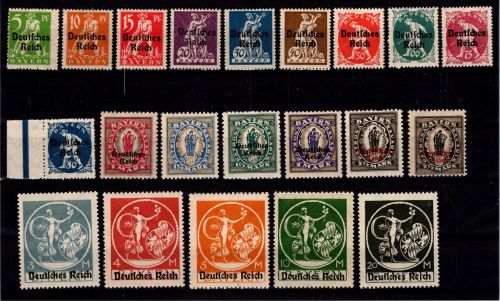 Deutsches Reich 119-138 postfrisch mit 133 I/II #DBY24