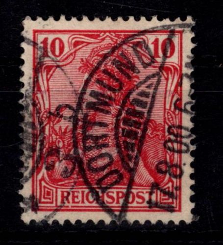 Deutsches Reich 56 b gestempelt geprüft Jäschke BPP #DBY64