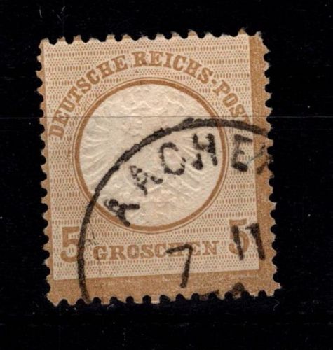 Deutsches Reich 22 gestempelt geprüft Brugger BPP, leichte Mängel #DBY74