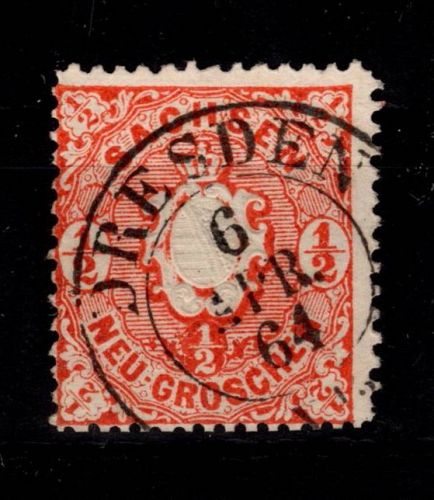 Sachsen 15 gestempelt #DCU00