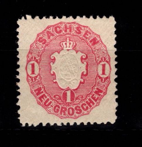 Sachsen 16 mit Falz #DCU23