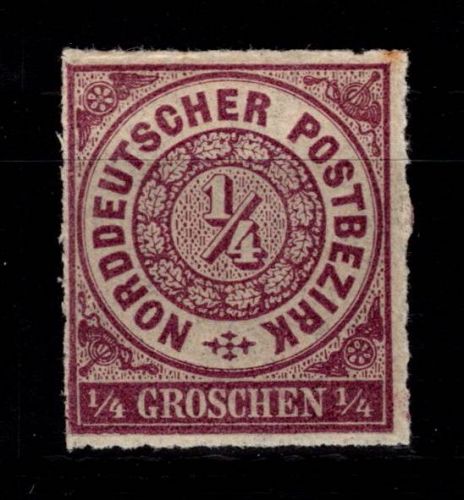 Norddeutscher Bund 1 postfrisch tiefst signiert Pfenninger #DCU25