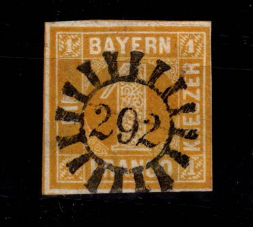 Bayern 8 I gestempelt gMr 292 "Ludwigsstadt" #DCU46