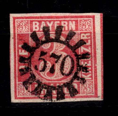 Bayern 9 gestempelt gMr 570 "Weißenbug" #DCU50