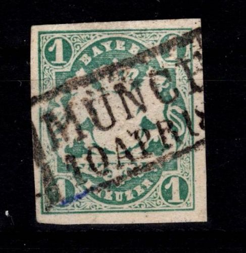 Bayern 14 c gestempelt doppelt tiefst geprüft Schmitt BPP #DCU64