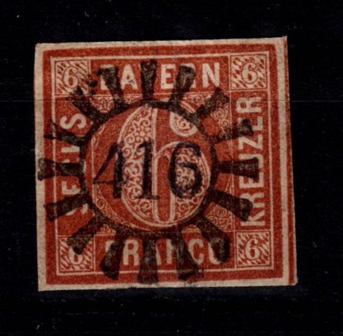 Bayern 4 II gestempelt gMr 416 "Marktredwitz" #DCU67