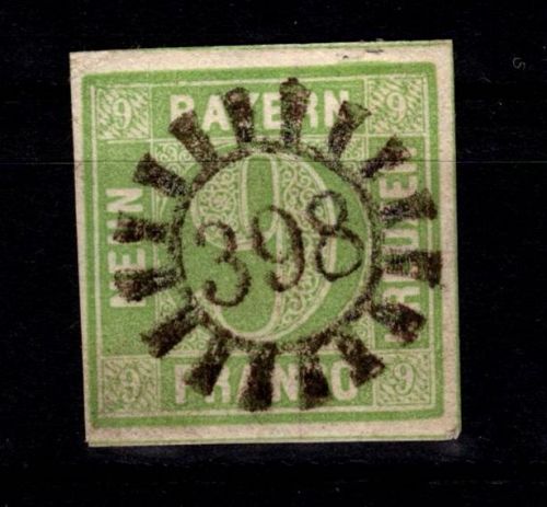 Bayern 5 gestempelt gMr. 398 "Wunsiedel" #DCU73