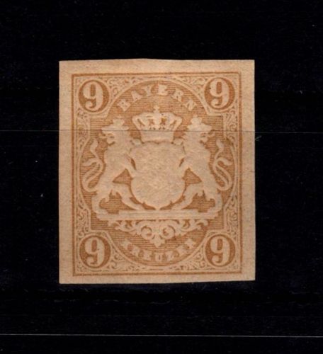 Bayern 17 postfrisch tiefst signiert Bühler #DCU86