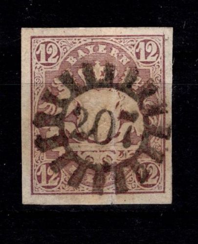 Bayern 18 gestempelt oMr. 207 "Hochspeyer" #DCU87