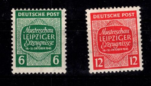 SBZ 124-125 X mit Falz #DCL97