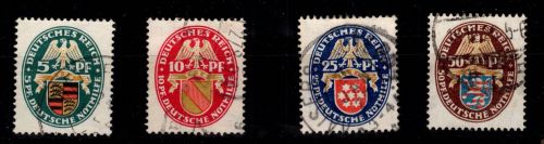 Deutsches Reich 398-401 gestempelt #DCM54