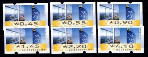 BRD Automatenmarken 7 TS 2 postfrisch ATM #DCM79