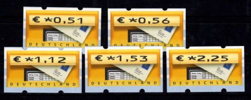 BRD Automatenmarken 5.1 VS 2 postfrisch ATM #DCM81