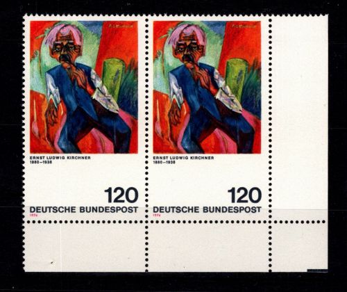 BRD 823 I postfrisch Plattenfehler #DCM83