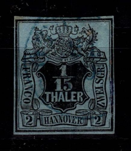 Hannover 4 gestempelt