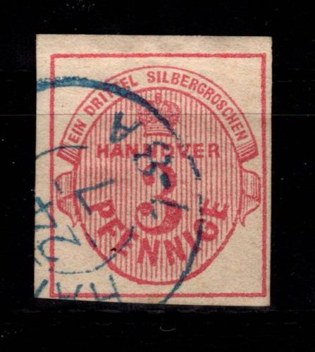 Hannover 13 gestempelt leichte Mängel #DCS13