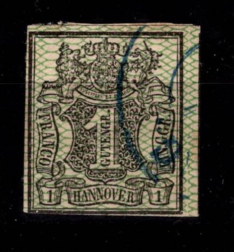 Hannover 9 gestempelt leichte Mängel #DCS14