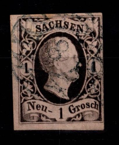 Sachsen 4 gestempelt #DCS53