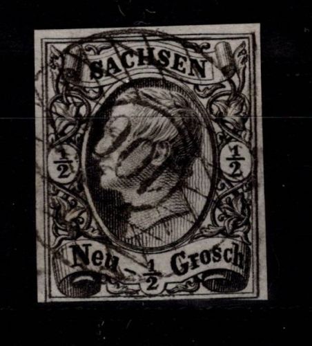 Sachsen 8 II x gestempelt tiefst geprüft Rismondo BPP Nr. 100 "Sayda" #DCS57