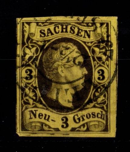 Sachsen 6 gestempelt #DCS62