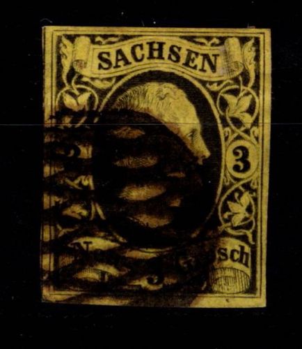 Sachsen 6 gestempelt #DCS64