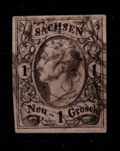Sachsen 9 gestempelt #DCS89