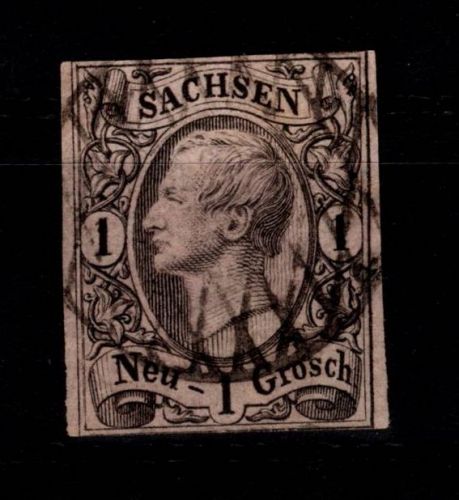 Sachsen 9 gestempelt leichte Mängel #DCS93