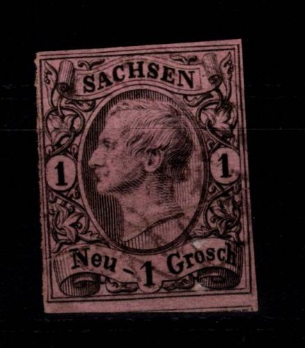 Sachsen 9 gestempelt leichte Mängel #DCS94