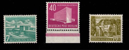 Berlin 121-123 postfrisch Mi. 122, 123 geprüft Schlegel BPP #DCK41