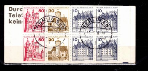 Berlin MH 10 a II oZ gestempelt Markenheftchen Ortsstempel Berlin 650 #DCK47