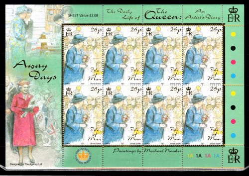 Isle of Man 943-948 postfrisch Kleinbogensatz / Queen Elizabeth #OE528