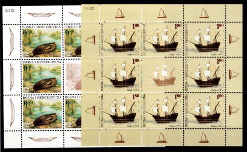 Dänemark 1240 und 1245 postfrisch Kleinbogen I / Königshaus #OE529