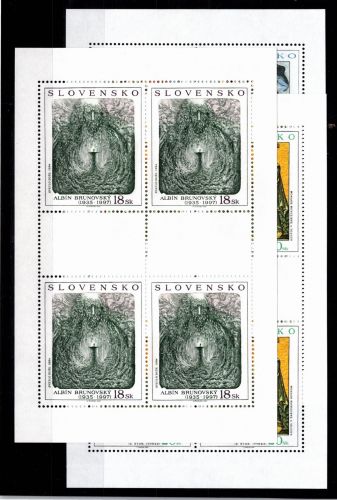 Slowakei 410-412 postfrisch Kleinbogensatz / Kunst #OE544