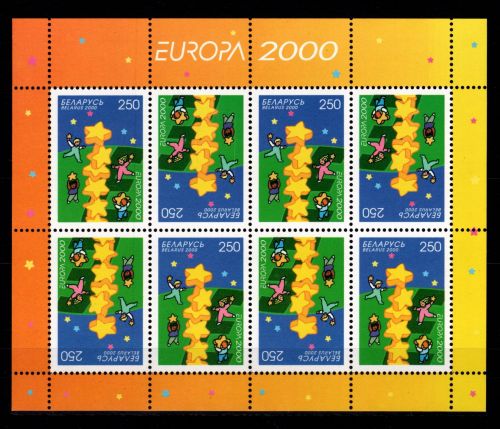 Weißrussland 369 postfrisch Kleinbogen / CEPT #OE554