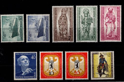 Berlin Jahrgang 1955 postfrisch mit Mi.Nr.: 126-134 #DDG62