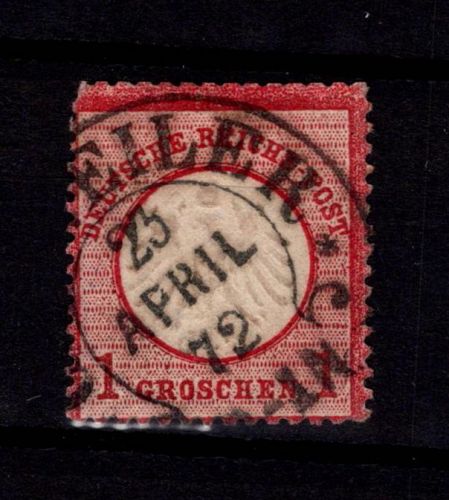 Deutsches Reich 4 gestempelt seltener Hufeisenstempel Gebweiler #DDG96