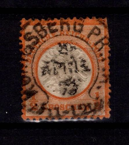 Deutsches Reich 18 gestempelt Hufeisenstempel Königsberg, Mängel #DDG98