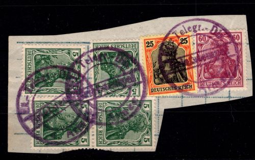 Deutsches Reich 88 II a u.a. gestempelt geprüft Jäschke BPP #DCB90