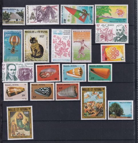 Wallis & Futuna 437-456 postfrisch Jahrgang 1983 #DDJ76