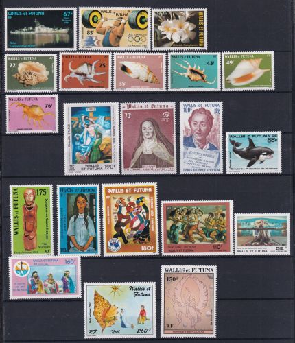 Wallis & Futuna 457-477 postfrisch Jahrgang 1984 #DDJ77