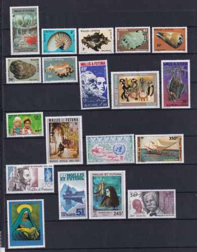 Wallis & Futuna 478-496 postfrisch Jahrgang 1985 #DDJ78