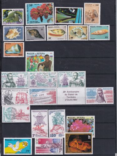 Wallis & Futuna 497-520 postfrisch Jahrgang 1986 #DDJ79