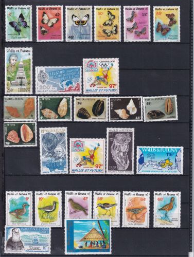 Wallis & Futuna 521-547 postfrisch Jahrgang 1987 #DDJ80