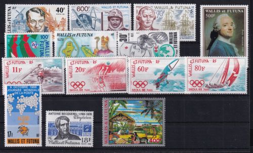 Wallis & Futuna 548-561 postfrisch Jahrgang 1988 #DDJ81