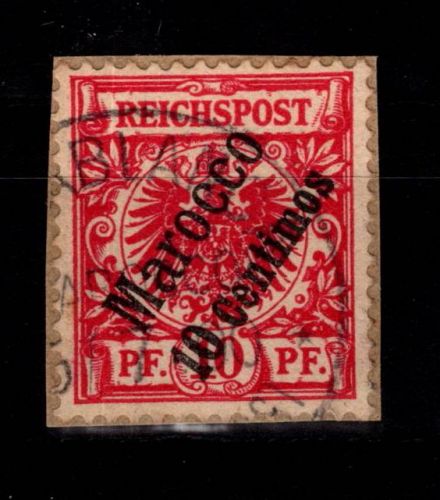 Deutsche APA Marokko 3 gestempelt #DDK08